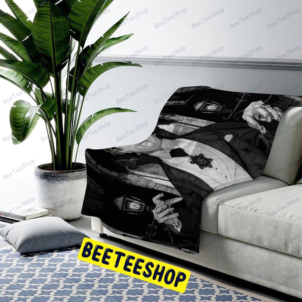 Drawing Horror Monster Dracula Halloween Beeteeshop US Cozy Blanket Drawing Horror Monster Dracula Halloween Beeteeshop US Cozy Blanket