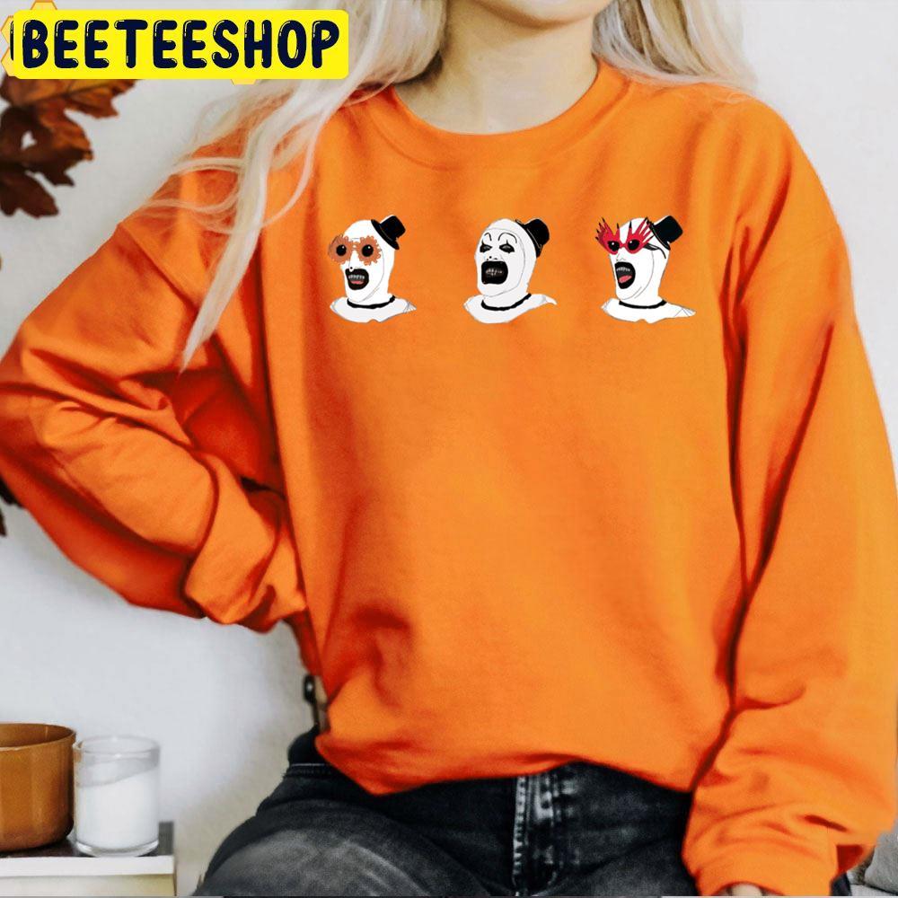 Face Art Terrifier Halloween Beeteeshop Trending Unisex T-Shirt Face Art Terrifier Halloween Beeteeshop Trending Unisex T-Shirt