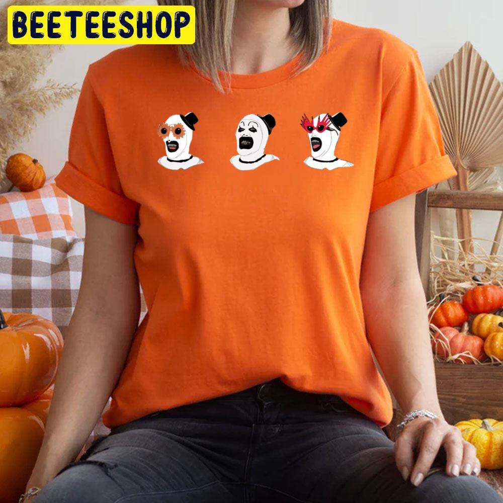 Face Art Terrifier Halloween Beeteeshop Trending Unisex T-Shirt Face Art Terrifier Halloween Beeteeshop Trending Unisex T-Shirt