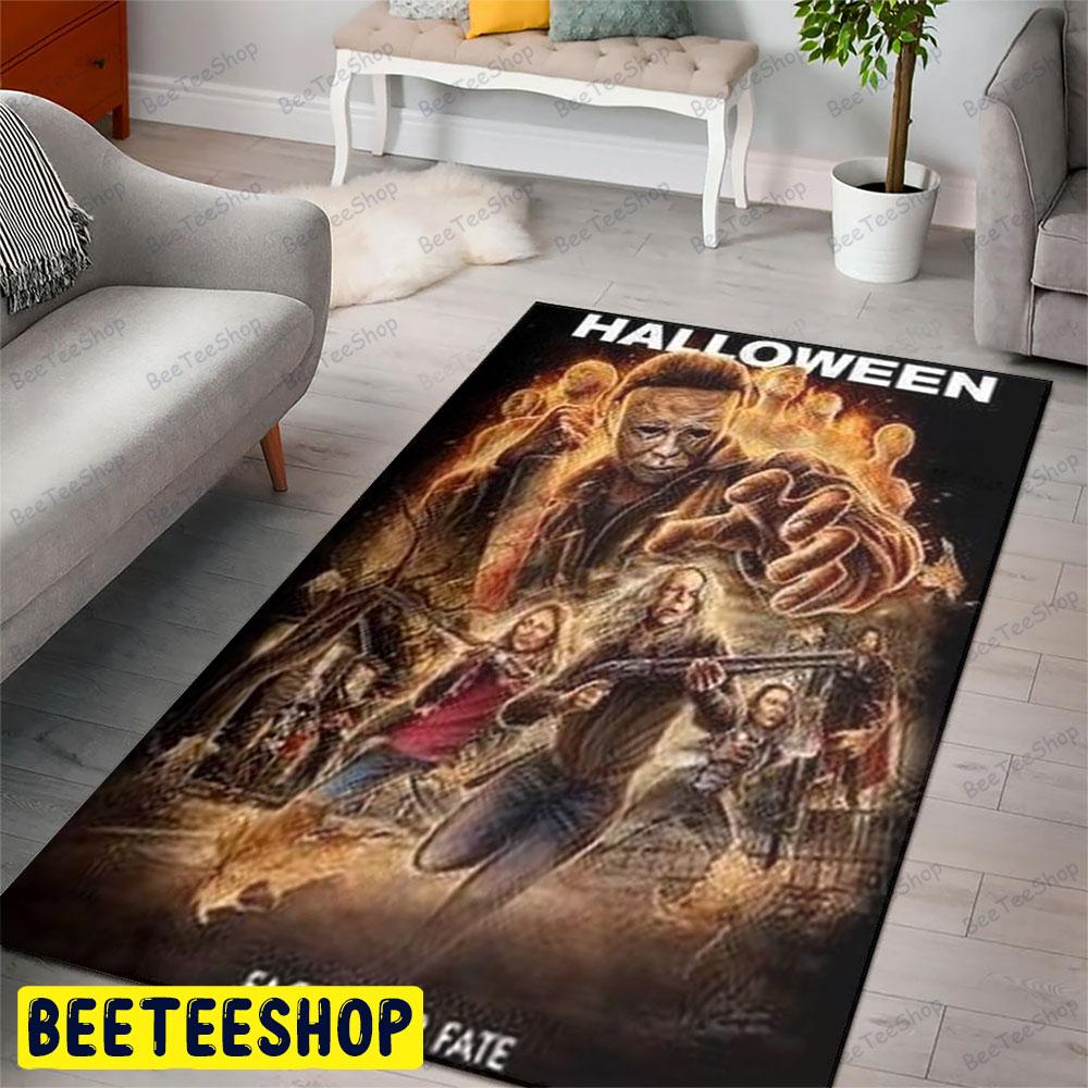 Face Your Fate Halloween Beeteeshop Rug Rectangle Face Your Fate Halloween Beeteeshop Rug Rectangle