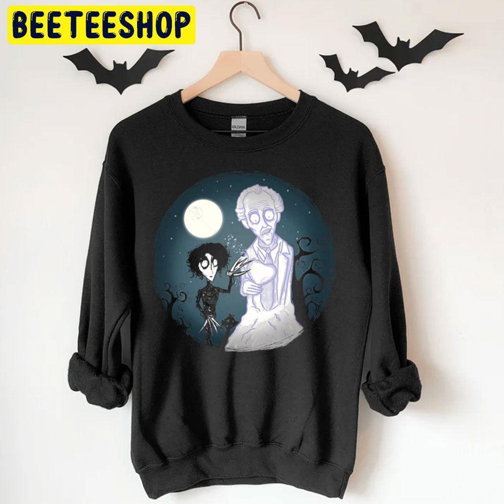 Father Edward Scissorhands Halloween Beeteeshop Trending Unisex T-Shirt Father Edward Scissorhands Halloween Beeteeshop Trending Unisex T-Shirt