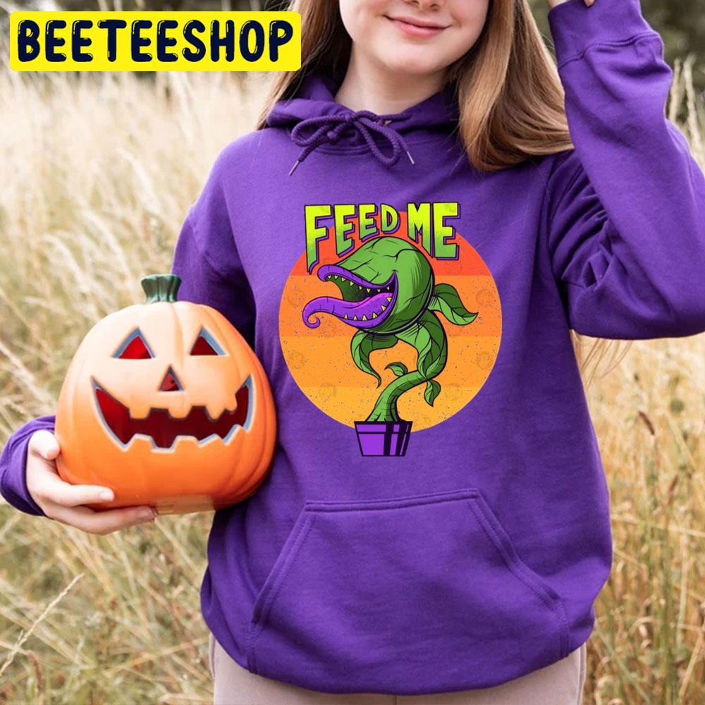 Feed Me Vintage 80's Little Shop Of Horrors Halloween Beeteeshop Trending Unisex T-Shirt Feed Me Vintage 80's Little Shop Of Horrors Halloween Beeteeshop Trending Unisex T-Shirt