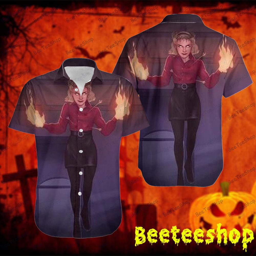 Fire Girl Chilling Adventures Of Sabrina Halloween Beeteeshop Hawaii Shirt Fire Girl Chilling Adventures Of Sabrina Halloween Beeteeshop Hawaii Shirt