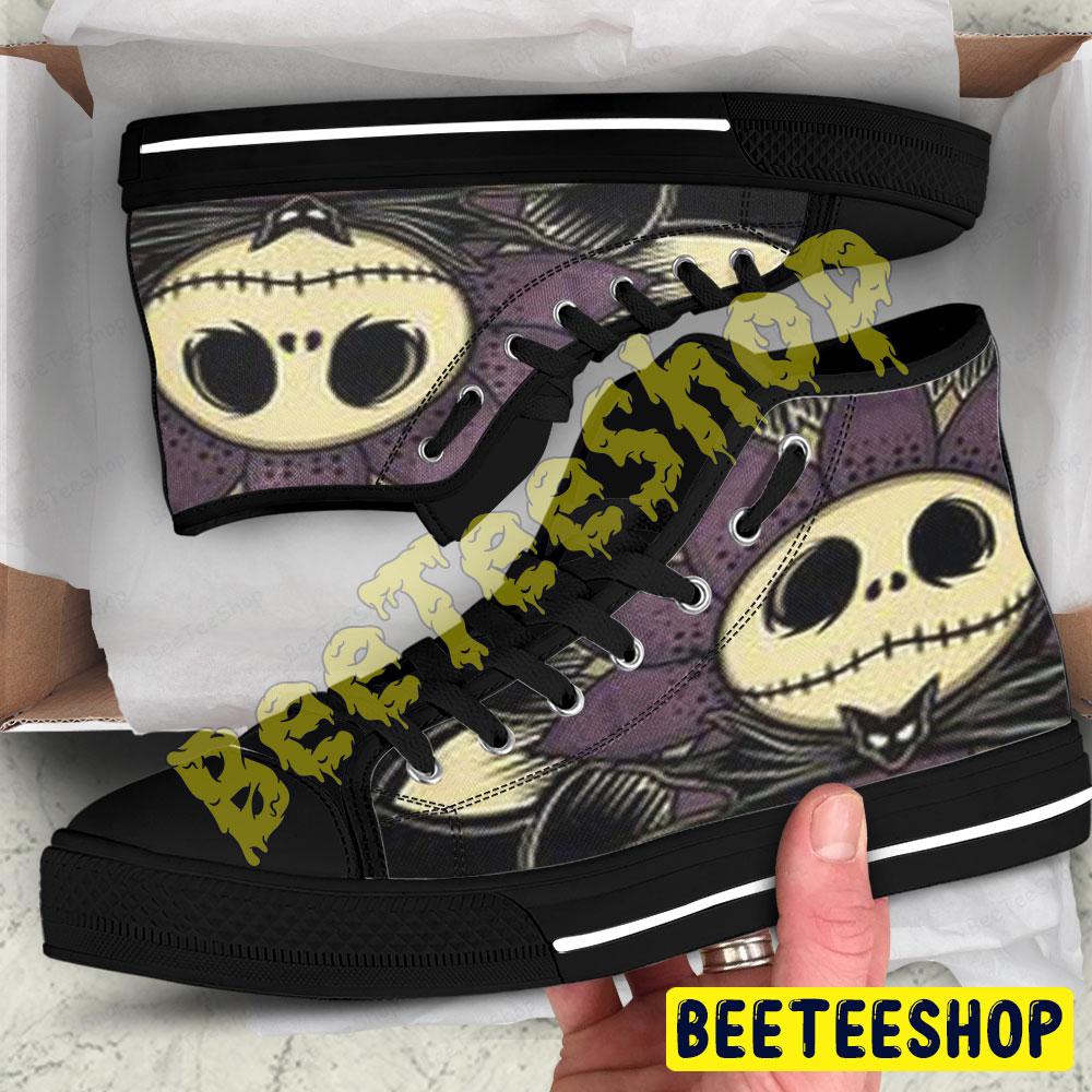 Flower Jack The Nightmare Before Christmas Halloween Beeteeshop Adults High Top Canvas Shoes Flower Jack The Nightmare Before Christmas Halloween Beeteeshop Adults High Top Canvas Shoes