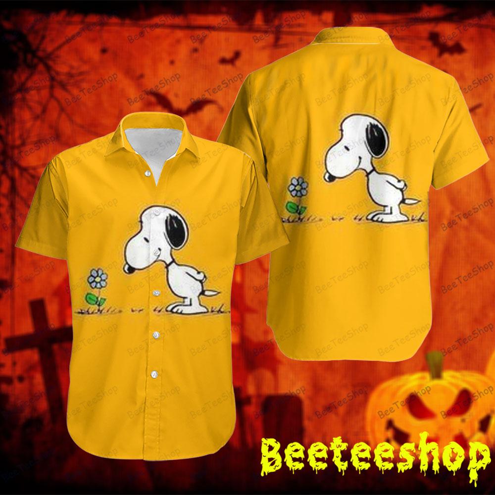 Flower With Snoopy It's The Great Pumpkin Charlie Brown Halloween Beeteeshop Hawaii Shirt Flower With Snoopy It's The Great Pumpkin Charlie Brown Halloween Beeteeshop Hawaii Shirt
