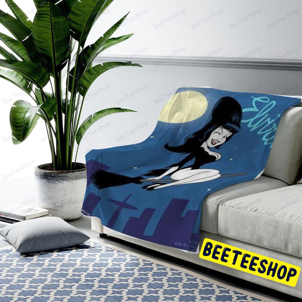 Flying Elvira Mistress Of The Dark Halloween Beeteeshop US Cozy Blanket Flying Elvira Mistress Of The Dark Halloween Beeteeshop US Cozy Blanket