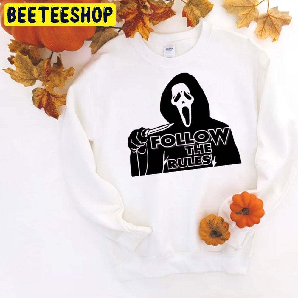 Follow The Rules Of Scream Ghostface Halloween Beeteeshop Trending Unisex T-Shirt Follow The Rules Of Scream Ghostface Halloween Beeteeshop Trending Unisex T-Shirt