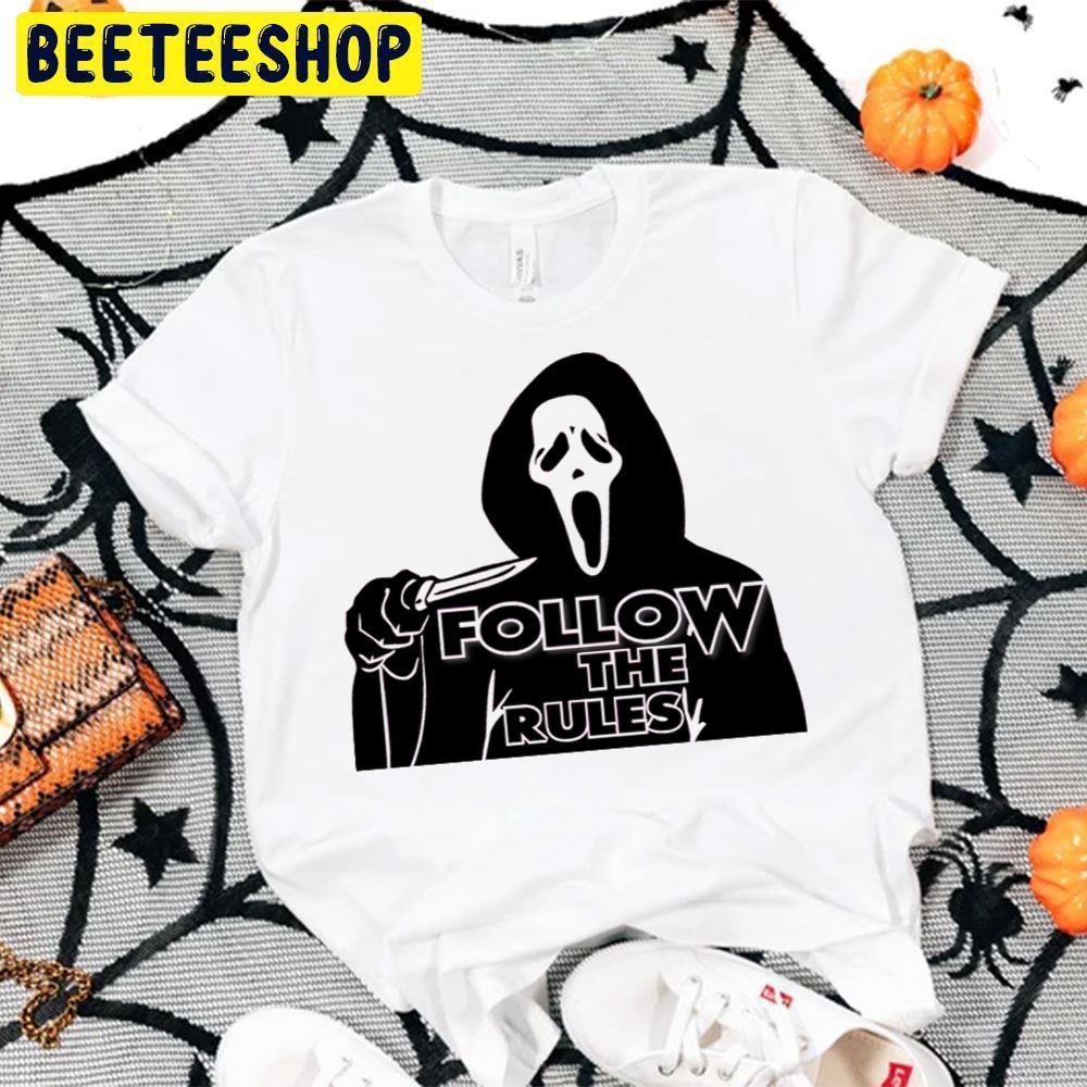 Follow The Rules Of Scream Ghostface Halloween Beeteeshop Trending Unisex T-Shirt Follow The Rules Of Scream Ghostface Halloween Beeteeshop Trending Unisex T-Shirt