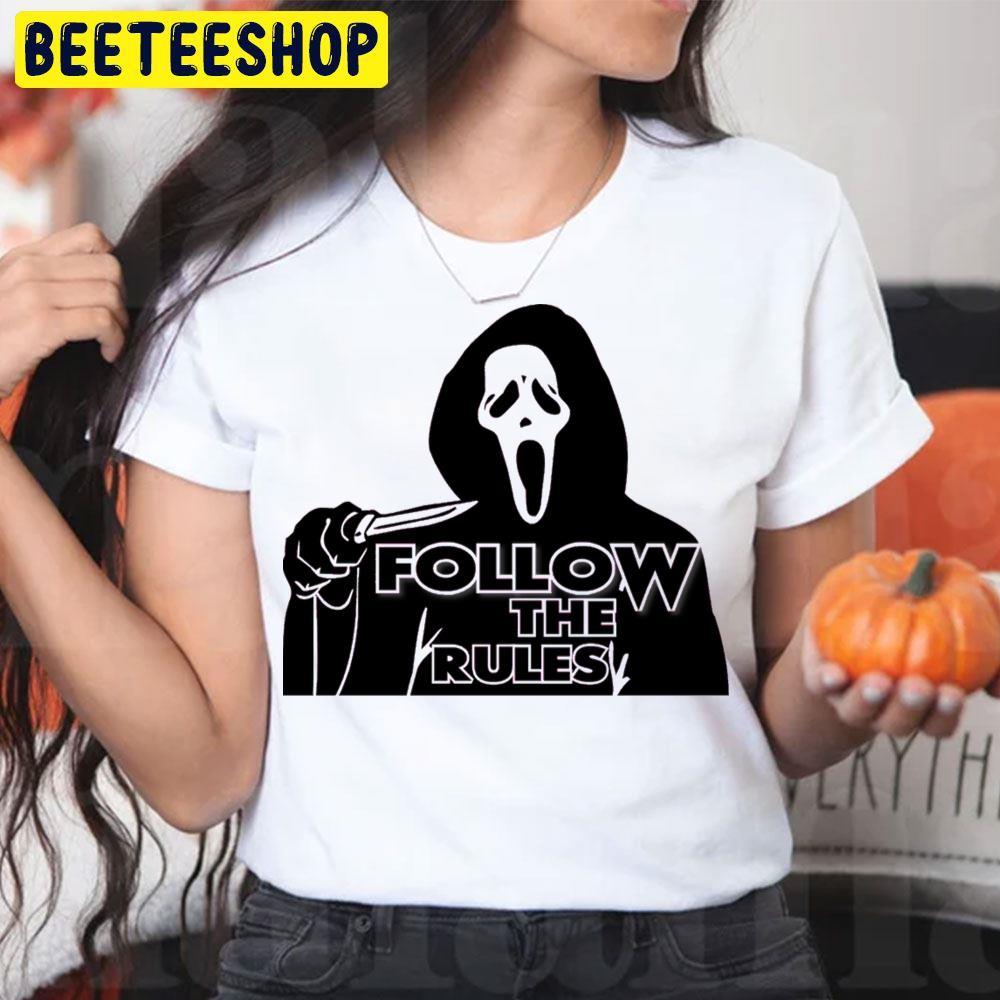 Follow The Rules Of Scream Ghostface Halloween Beeteeshop Trending Unisex T-Shirt Follow The Rules Of Scream Ghostface Halloween Beeteeshop Trending Unisex T-Shirt
