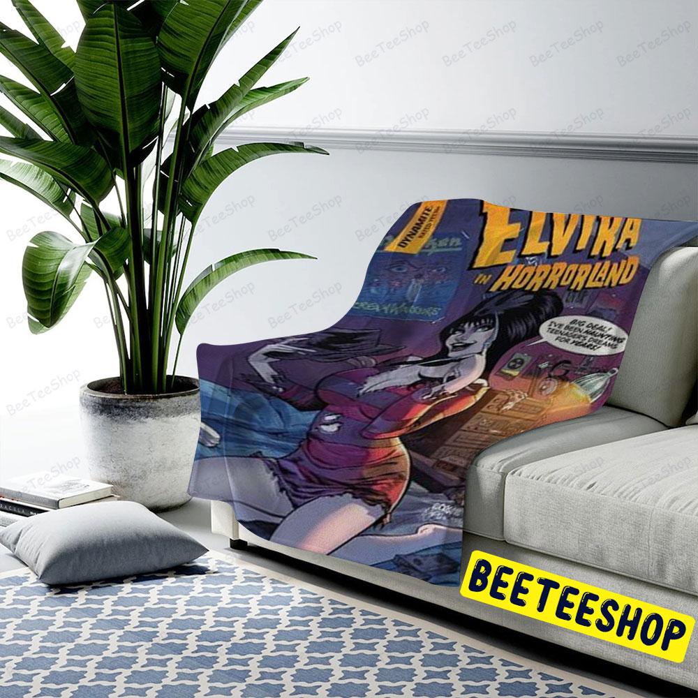Freddy Krueger Elvira In Horrorland Elvira Mistress Of The Dark Halloween Beeteeshop US Cozy Blanket Freddy Krueger Elvira In Horrorland Elvira Mistress Of The Dark Halloween Beeteeshop US Cozy Blanket