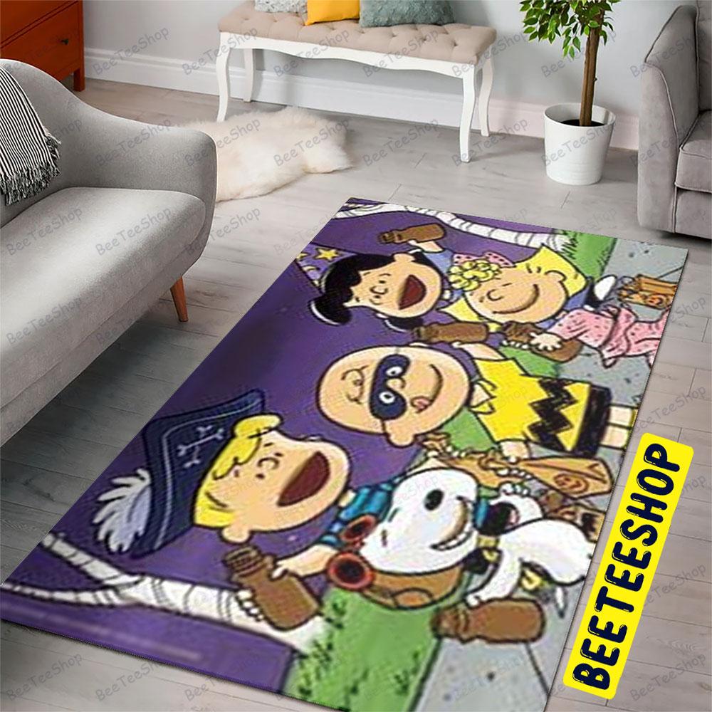Friends It's The Great Pumpkin, Charlie Brown Halloween Beeteeshop Rug Rectangle Friends It's The Great Pumpkin, Charlie Brown Halloween Beeteeshop Rug Rectangle