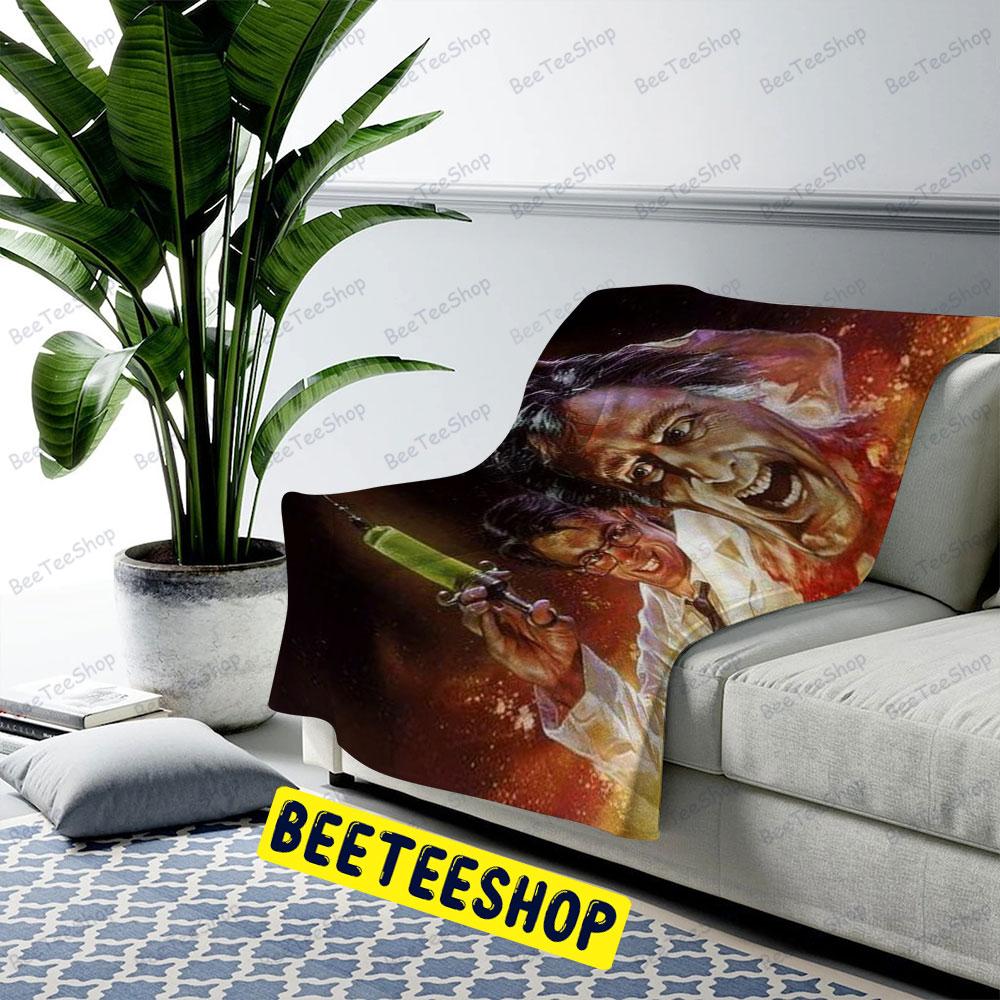 Funny Fire Re-Animator Halloween Beeteeshop US Cozy Blanket Funny Fire Re-Animator Halloween Beeteeshop US Cozy Blanket