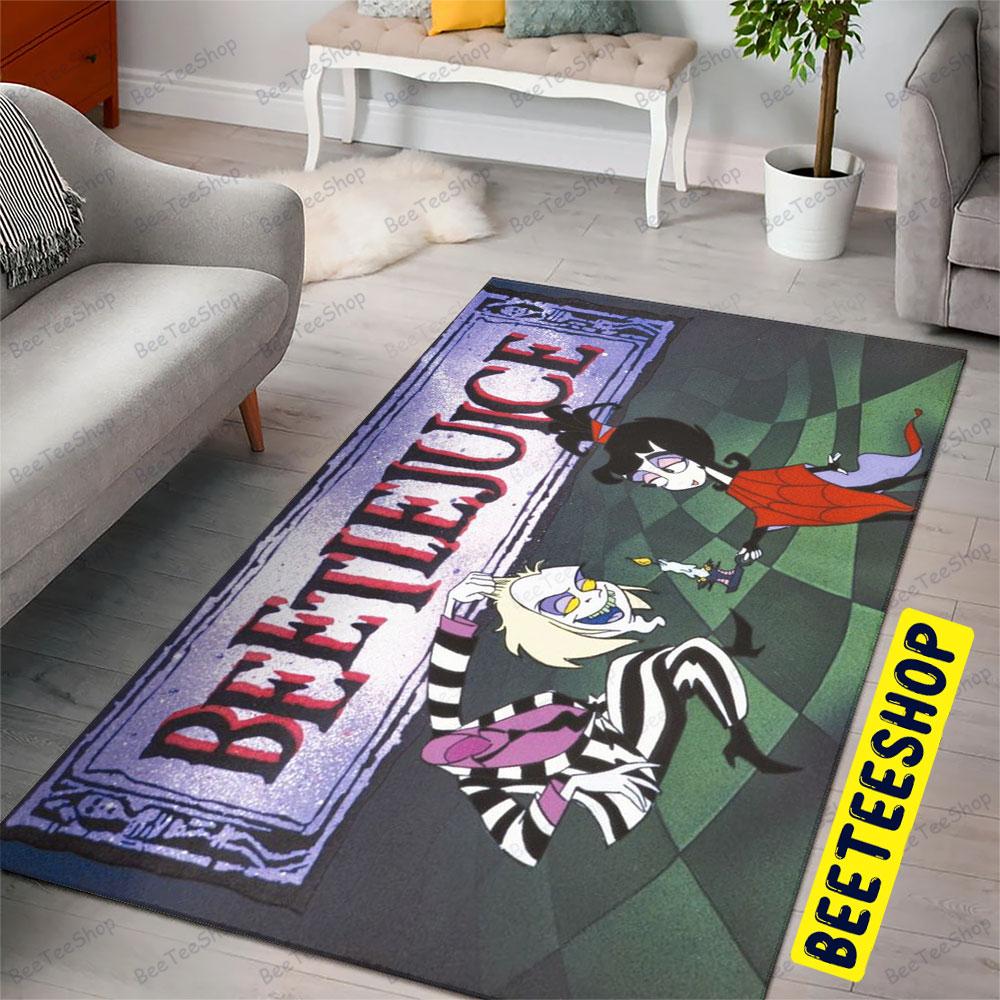Funny Michael Keaton Beetlejuice Halloween Beeteeshop Rug Rectangle Funny Michael Keaton Beetlejuice Halloween Beeteeshop Rug Rectangle