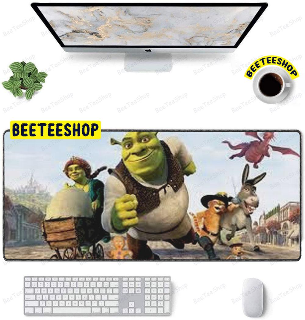 Funny Run Scared Shrekless Halloween Beeteeshop Mouse Pad Funny Run Scared Shrekless Halloween Beeteeshop Mouse Pad