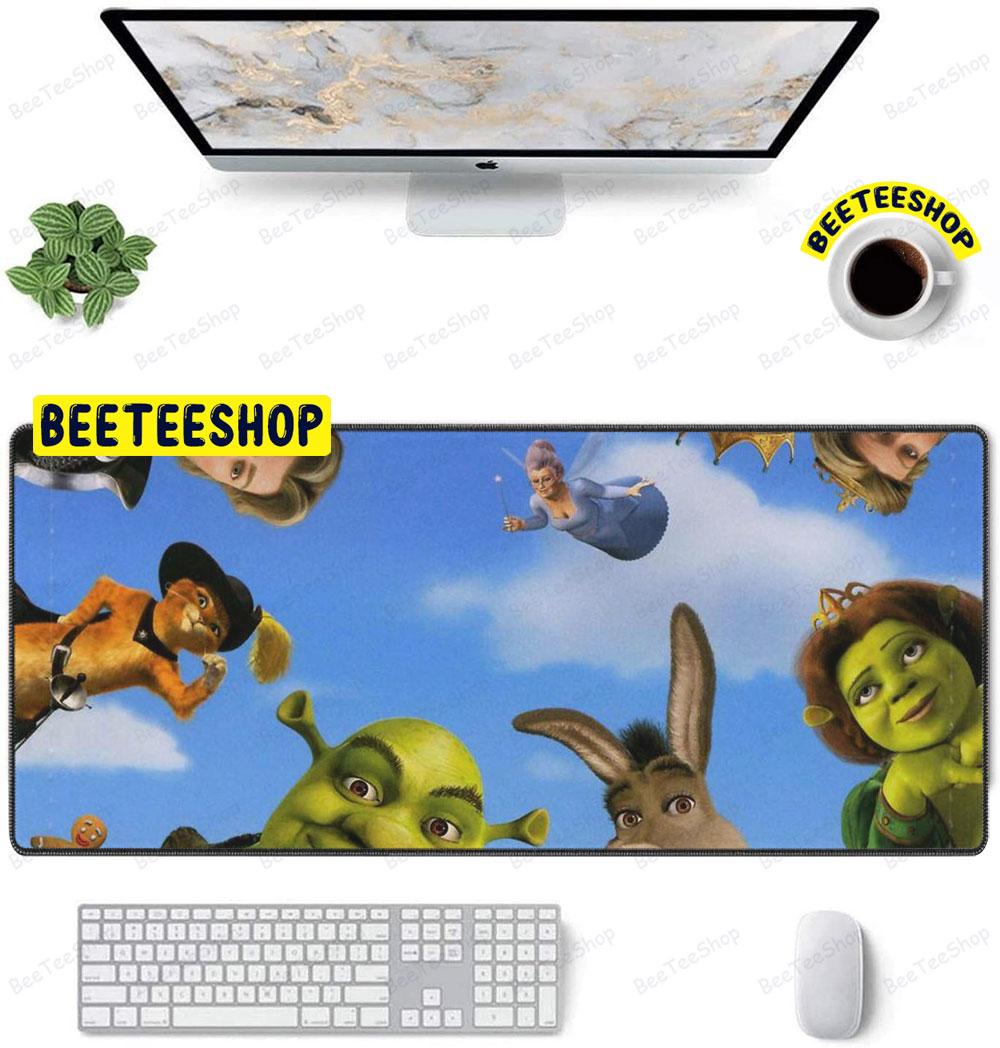 Funny Team Scared Shrekless Halloween Beeteeshop Mouse Pad Funny Team Scared Shrekless Halloween Beeteeshop Mouse Pad
