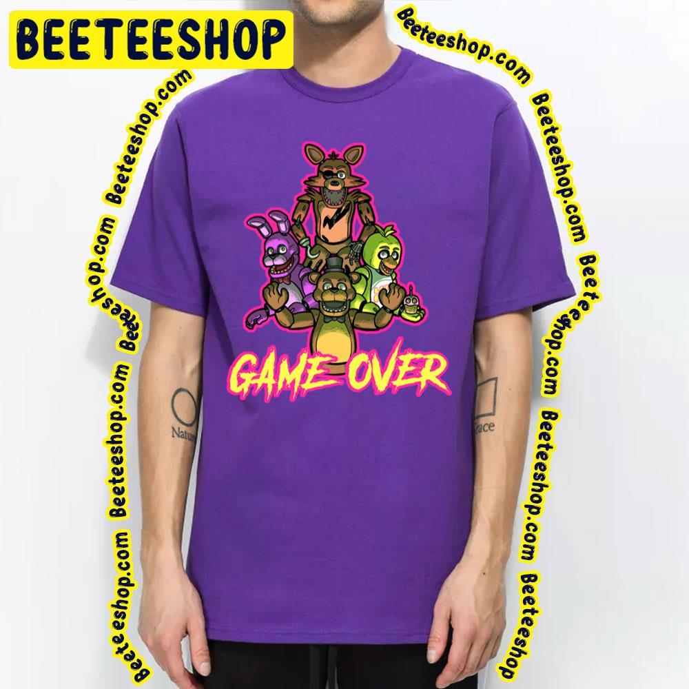 Game Over Five Nights At Freddy's Beeteeshop Trending Unisex T-Shirt Game Over Five Nights At Freddy's Beeteeshop Trending Unisex T-Shirt