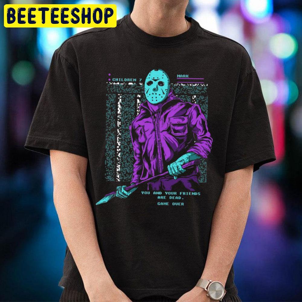Game Over Jason Voorhees Halloween Beeteeshop Trending Unisex T-Shirt Game Over Jason Voorhees Halloween Beeteeshop Trending Unisex T-Shirt