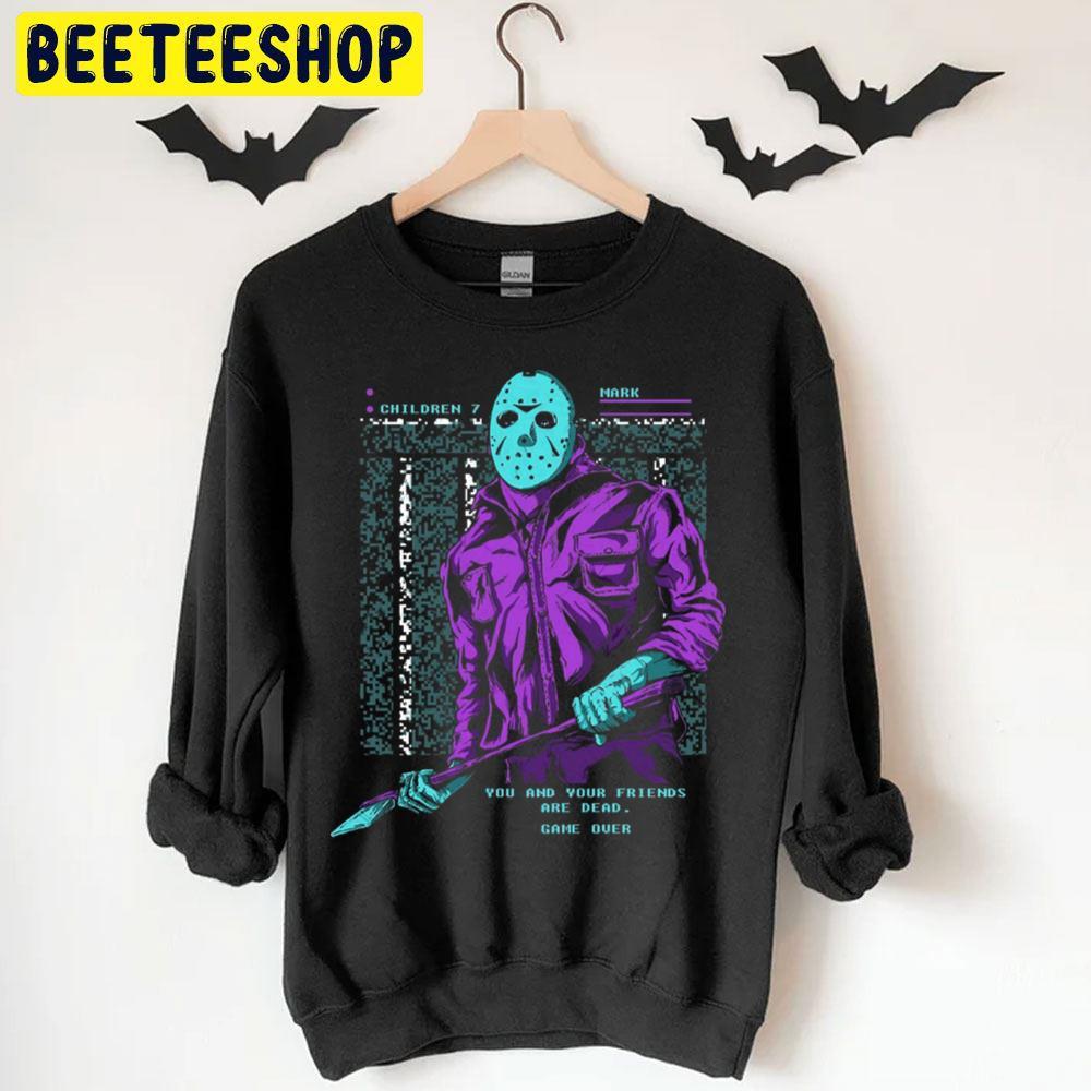 Game Over Jason Voorhees Halloween Beeteeshop Trending Unisex T-Shirt Game Over Jason Voorhees Halloween Beeteeshop Trending Unisex T-Shirt