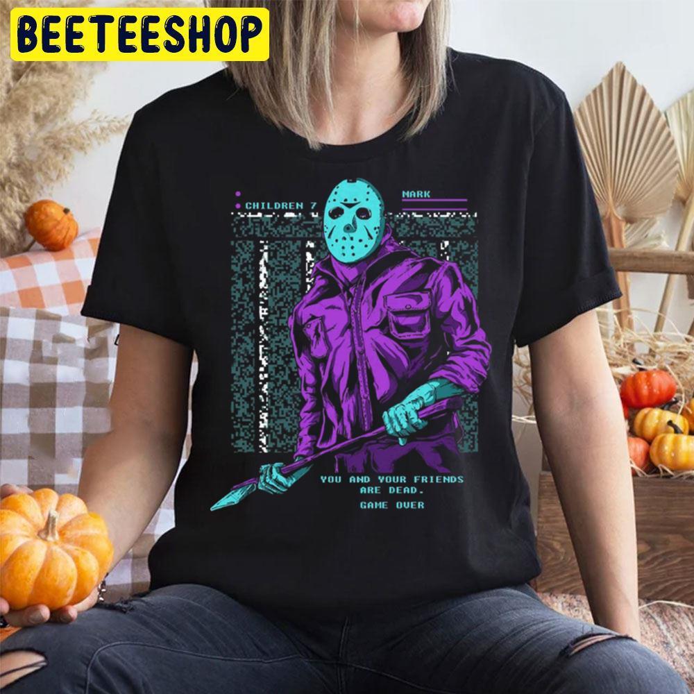 Game Over Jason Voorhees Halloween Beeteeshop Trending Unisex T-Shirt Game Over Jason Voorhees Halloween Beeteeshop Trending Unisex T-Shirt