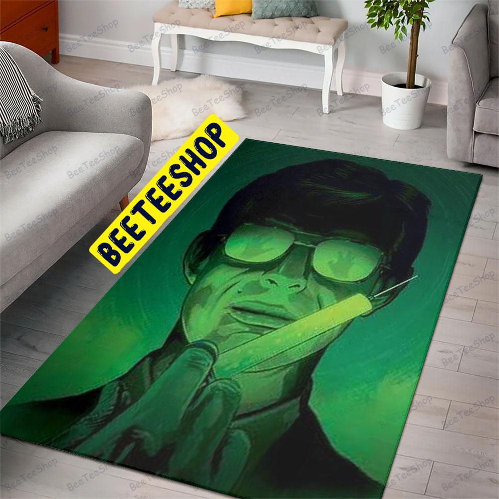Green Bruce Abbott Re-Animator Halloween Beeteeshop Rug Rectangle Green Bruce Abbott Re-Animator Halloween Beeteeshop Rug Rectangle