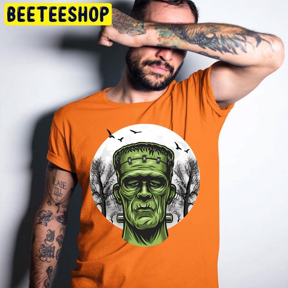 Green Head Frankenstein Halloween Beeteeshop Trending Unisex T-Shirt Green Head Frankenstein Halloween Beeteeshop Trending Unisex T-Shirt
