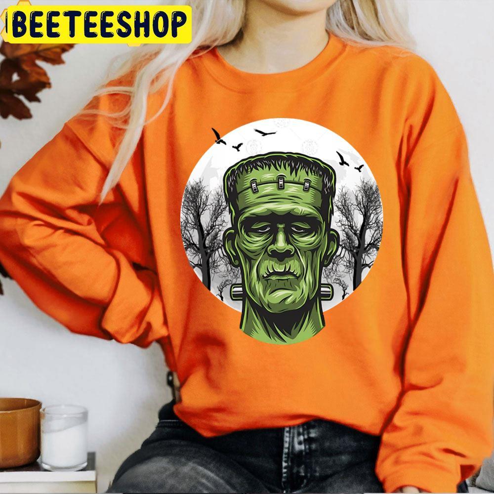 Green Head Frankenstein Halloween Beeteeshop Trending Unisex T-Shirt Green Head Frankenstein Halloween Beeteeshop Trending Unisex T-Shirt