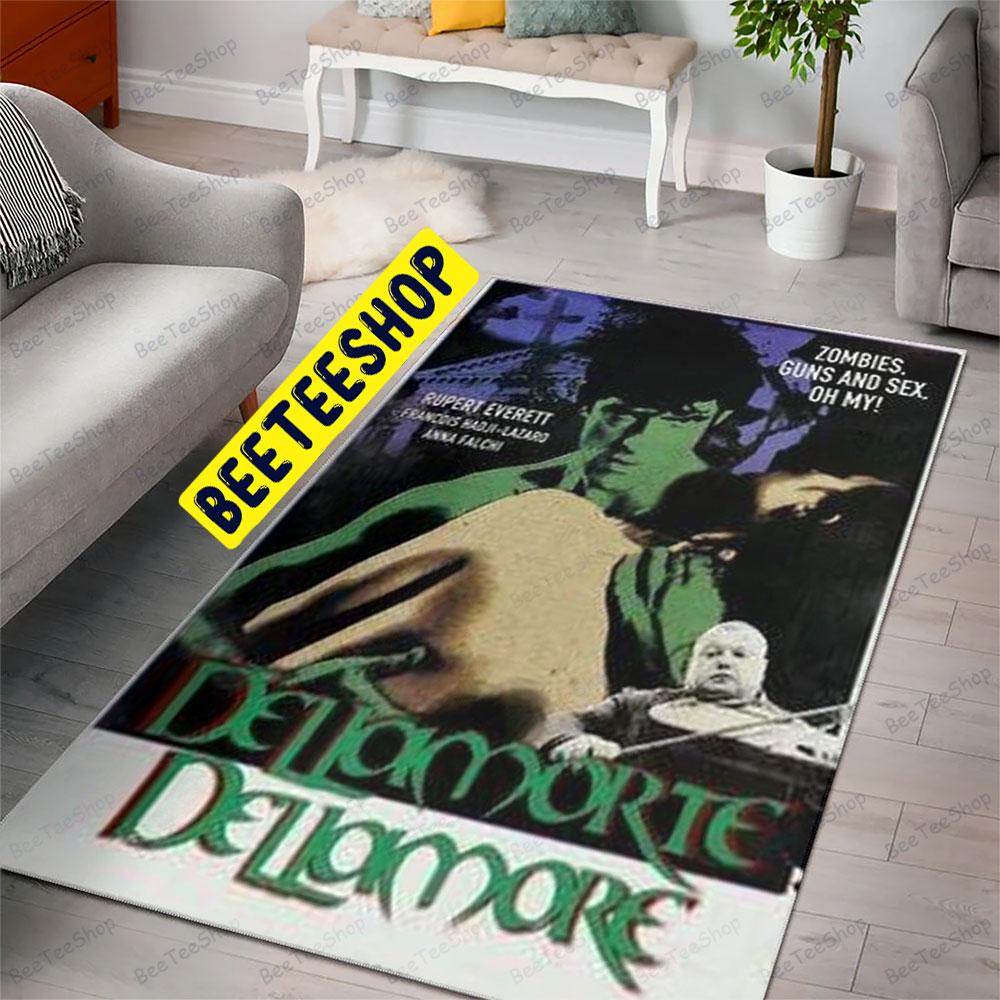 Green Logo Dellamorte Dellamore Halloween Beeteeshop Rug Rectangle Green Logo Dellamorte Dellamore Halloween Beeteeshop Rug Rectangle