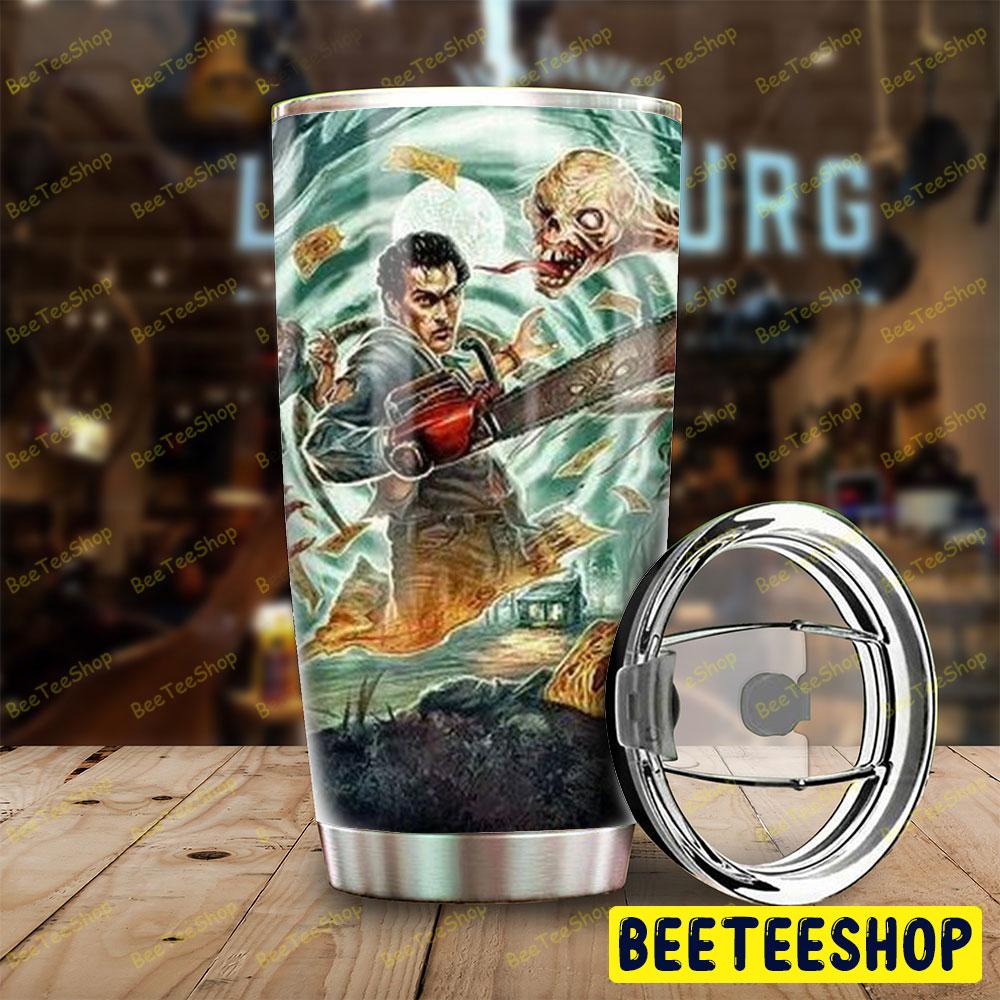 Green Style Ash Williams Evil Dead Ii Halloween Beeteeshop Tumbler Green Style Ash Williams Evil Dead Ii Halloween Beeteeshop Tumbler