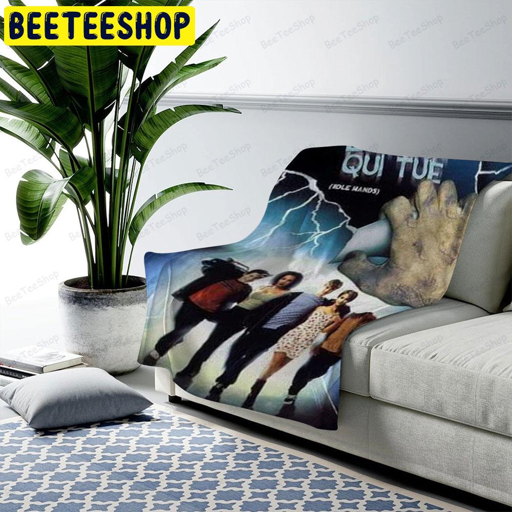 Halloween Movie Idle Hands Beeteeshop US Cozy Blanket Halloween Movie Idle Hands Beeteeshop US Cozy Blanket