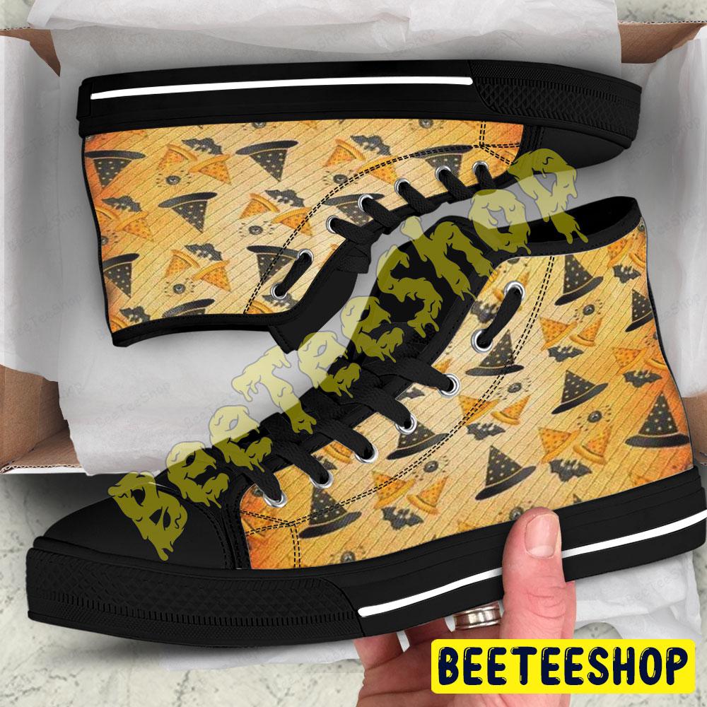 Halloween Pattern 188 Beeteeshop Adults High Top Canvas Shoes Halloween Pattern 188 Beeteeshop Adults High Top Canvas Shoes
