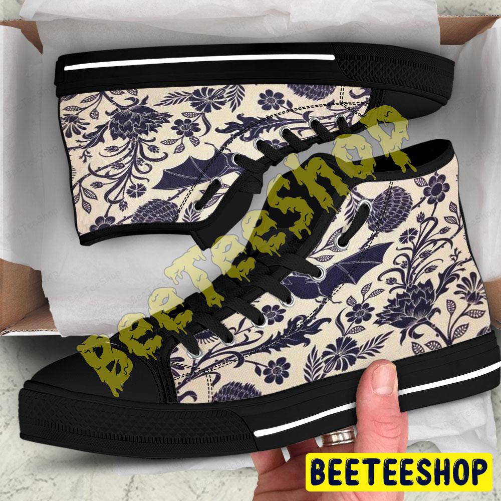 Halloween Pattern 276 Beeteeshop Adults High Top Canvas Shoes Halloween Pattern 276 Beeteeshop Adults High Top Canvas Shoes