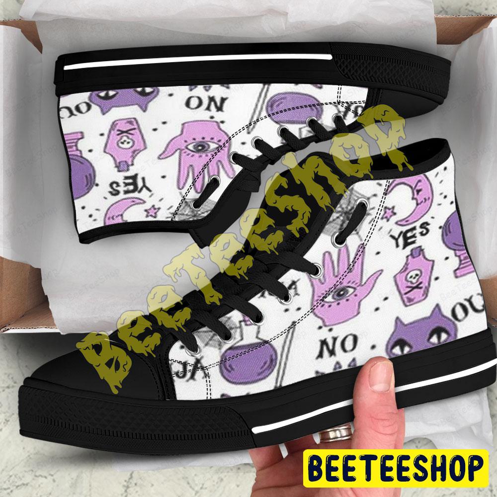 Halloween Pattern 294 Beeteeshop Adults High Top Canvas Shoes Halloween Pattern 294 Beeteeshop Adults High Top Canvas Shoes
