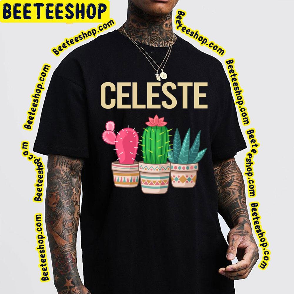 Happy Cactus Celeste Beeteeshop Trending Unisex T-Shirt Happy Cactus Celeste Beeteeshop Trending Unisex T-Shirt