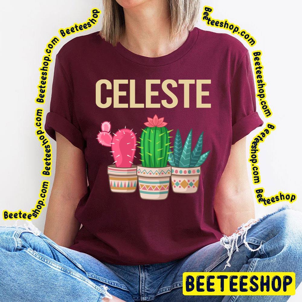 Happy Cactus Celeste Beeteeshop Trending Unisex T-Shirt Happy Cactus Celeste Beeteeshop Trending Unisex T-Shirt