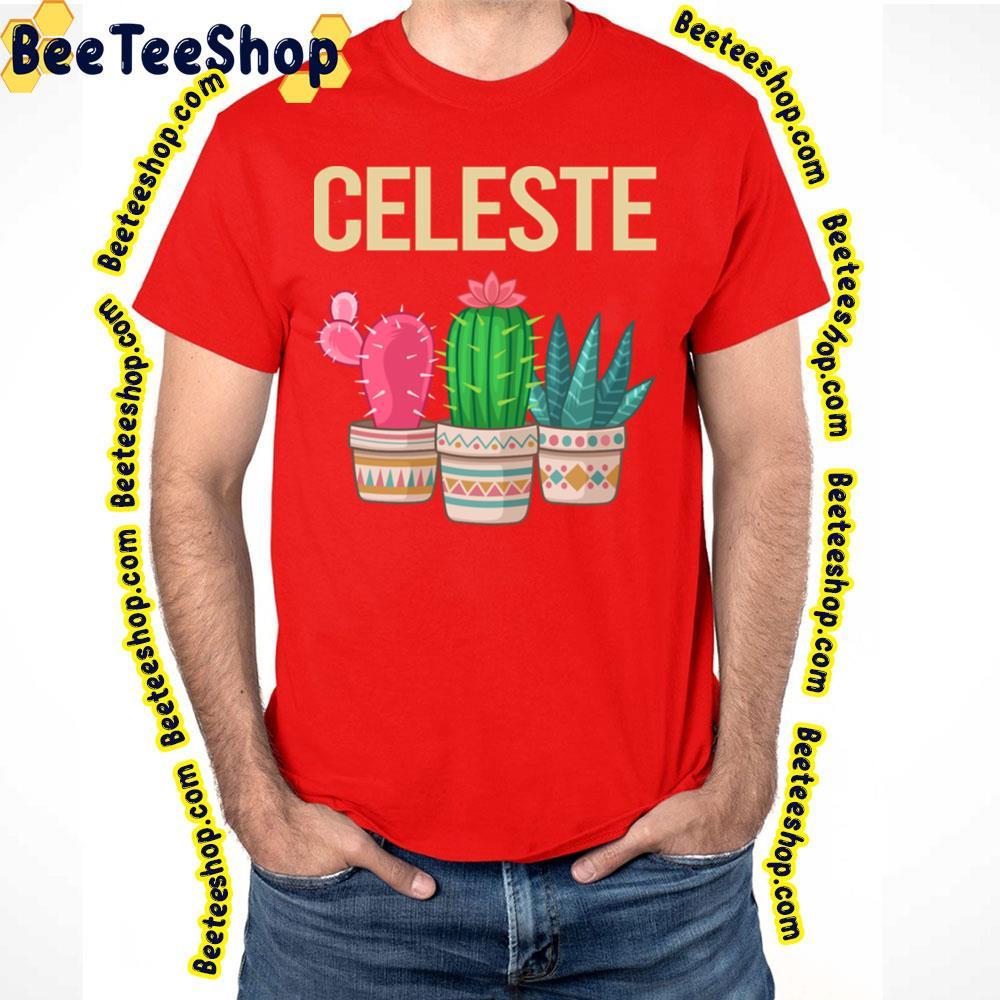 Happy Cactus Celeste Beeteeshop Trending Unisex T-Shirt Happy Cactus Celeste Beeteeshop Trending Unisex T-Shirt