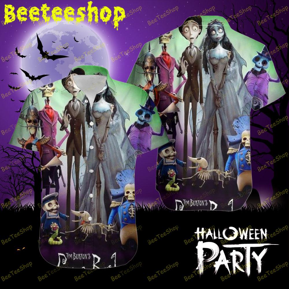 Happy Corpse Bride Halloween Beeteeshop Hawaii Shirt Happy Corpse Bride Halloween Beeteeshop Hawaii Shirt