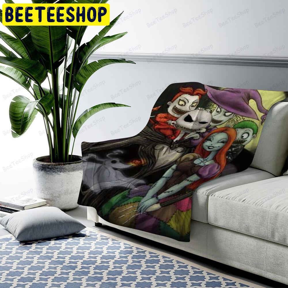 Happy Ending The Nightmare Before Christmas Halloween Beeteeshop US Cozy Blanket Happy Ending The Nightmare Before Christmas Halloween Beeteeshop US Cozy Blanket
