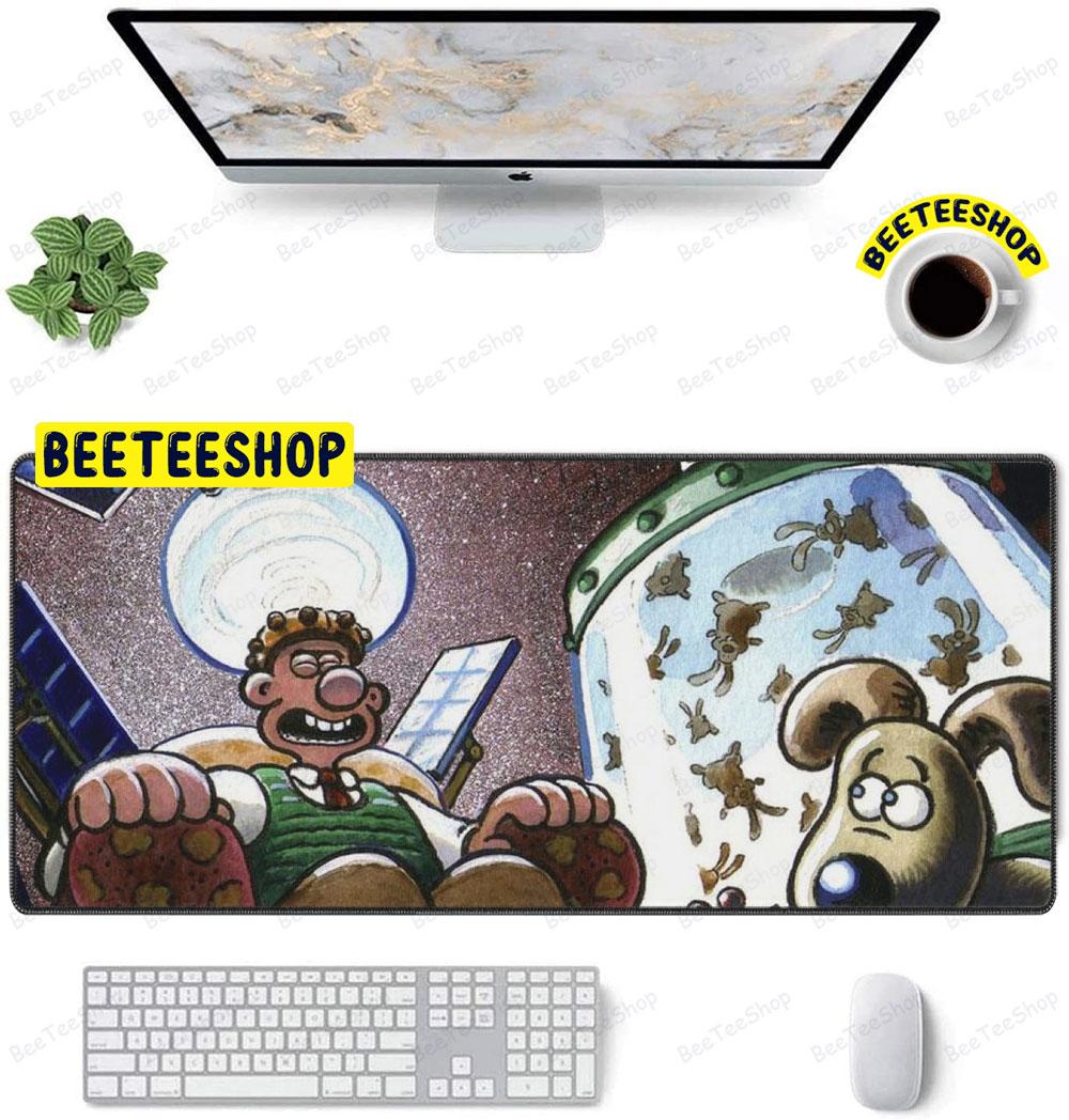 Happy Wallace & Gromit The Curse Of The Were-Rabbit Halloween Beeteeshop Mouse Pad Happy Wallace & Gromit The Curse Of The Were-Rabbit Halloween Beeteeshop Mouse Pad