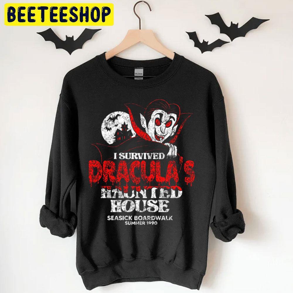 Haunted House Dracula Halloween Beeteeshop Trending Unisex T-Shirt Haunted House Dracula Halloween Beeteeshop Trending Unisex T-Shirt