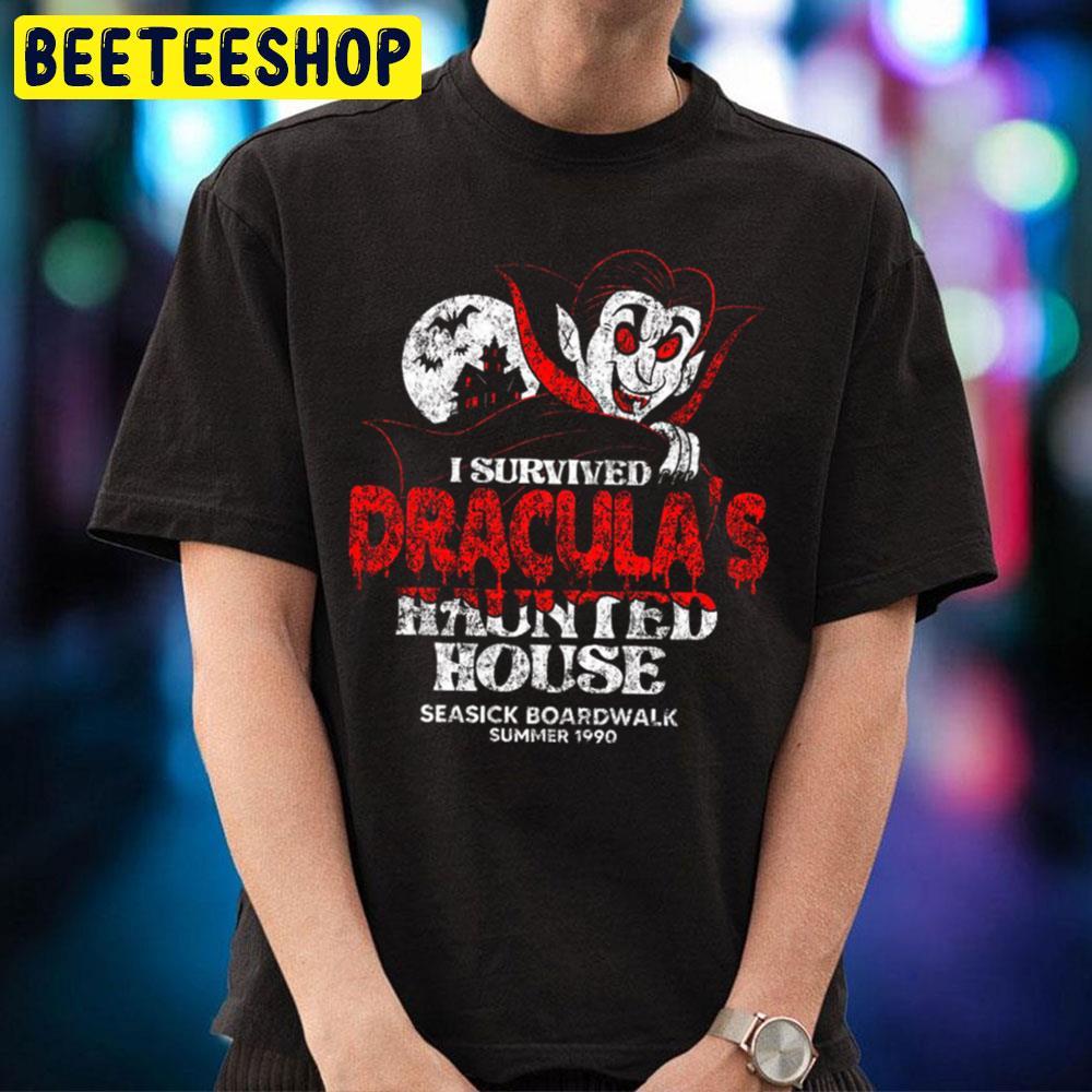 Haunted House Dracula Halloween Beeteeshop Trending Unisex T-Shirt Haunted House Dracula Halloween Beeteeshop Trending Unisex T-Shirt