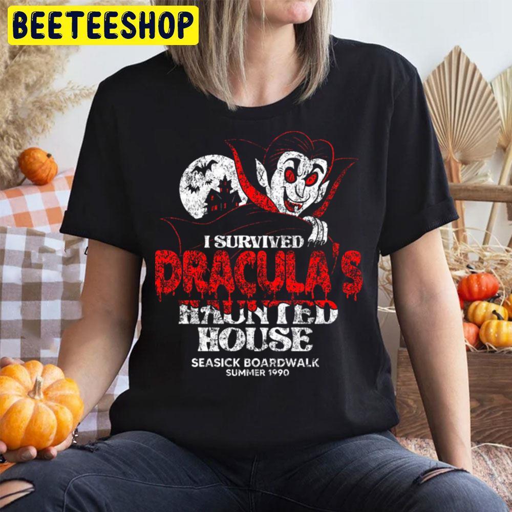 Haunted House Dracula Halloween Beeteeshop Trending Unisex T-Shirt Haunted House Dracula Halloween Beeteeshop Trending Unisex T-Shirt
