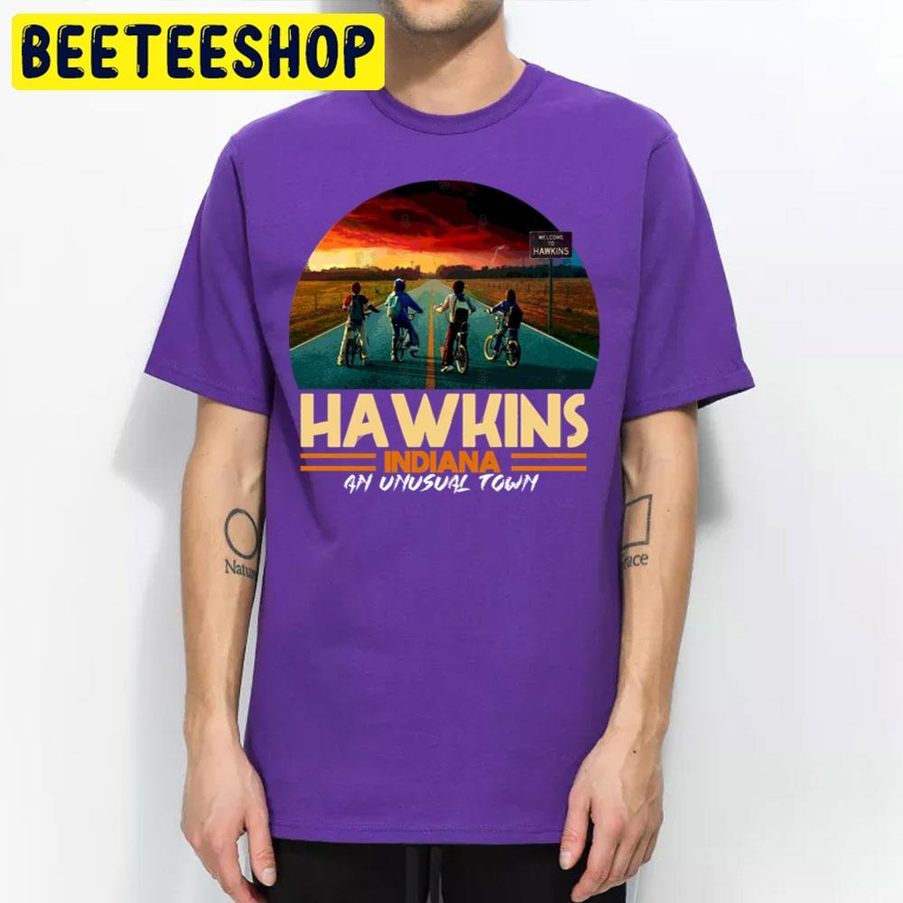 Hawkins Stranger Things Halloween Beeteeshop Trending Unisex T-Shirt Hawkins Stranger Things Halloween Beeteeshop Trending Unisex T-Shirt