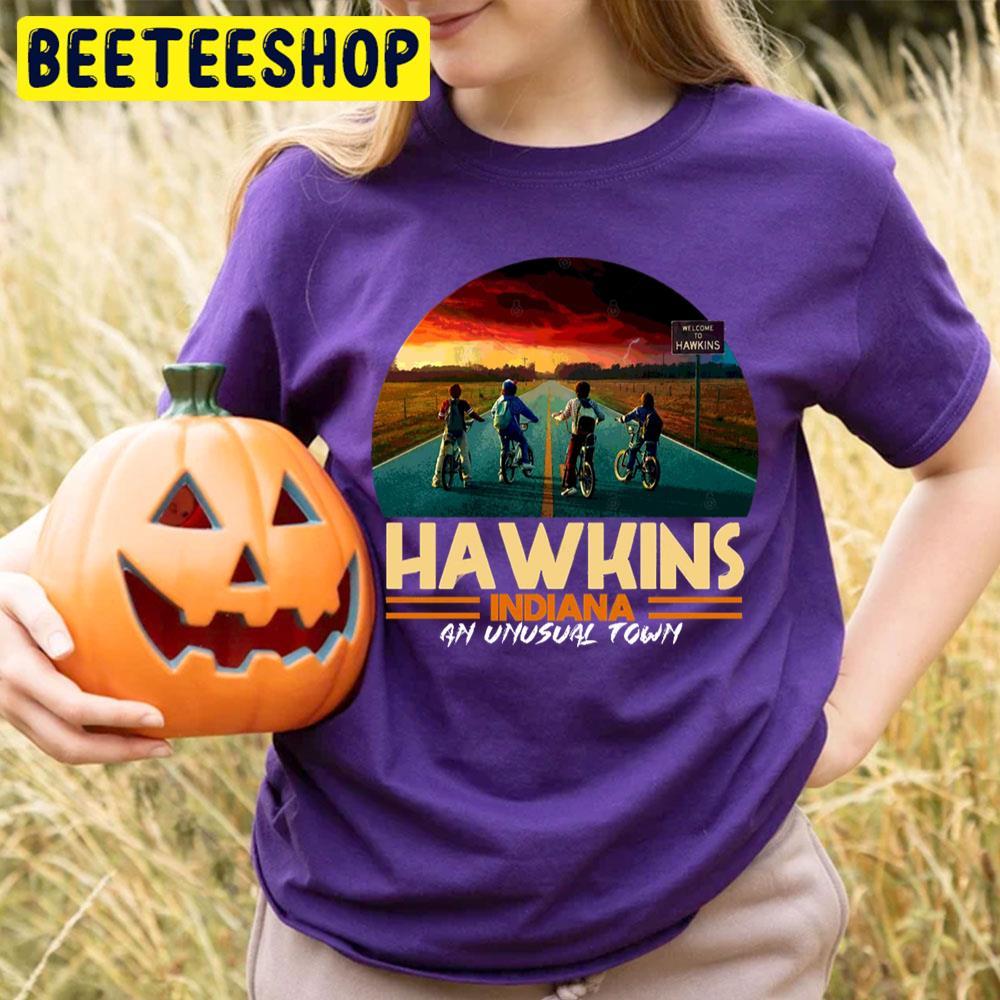 Hawkins Stranger Things Halloween Beeteeshop Trending Unisex T-Shirt Hawkins Stranger Things Halloween Beeteeshop Trending Unisex T-Shirt