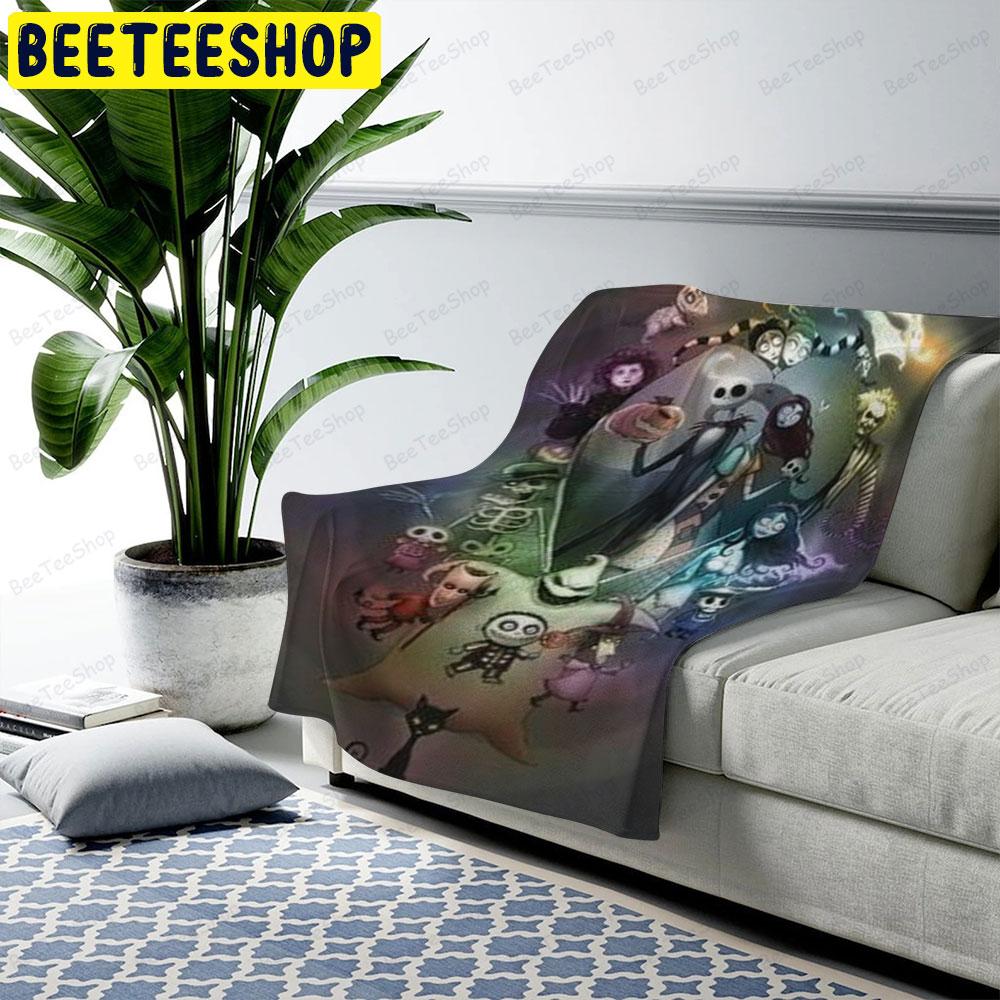 Heart The Nightmare Before Christmas Halloween Beeteeshop US Cozy Blanket Heart The Nightmare Before Christmas Halloween Beeteeshop US Cozy Blanket
