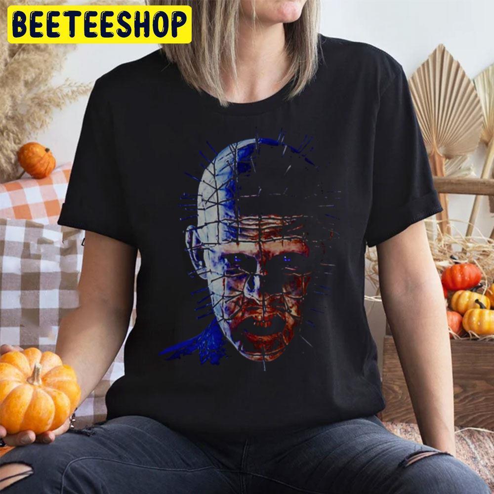 Horror Face Pinhead Halloween Beeteeshop Trending Unisex T-Shirt Horror Face Pinhead Halloween Beeteeshop Trending Unisex T-Shirt