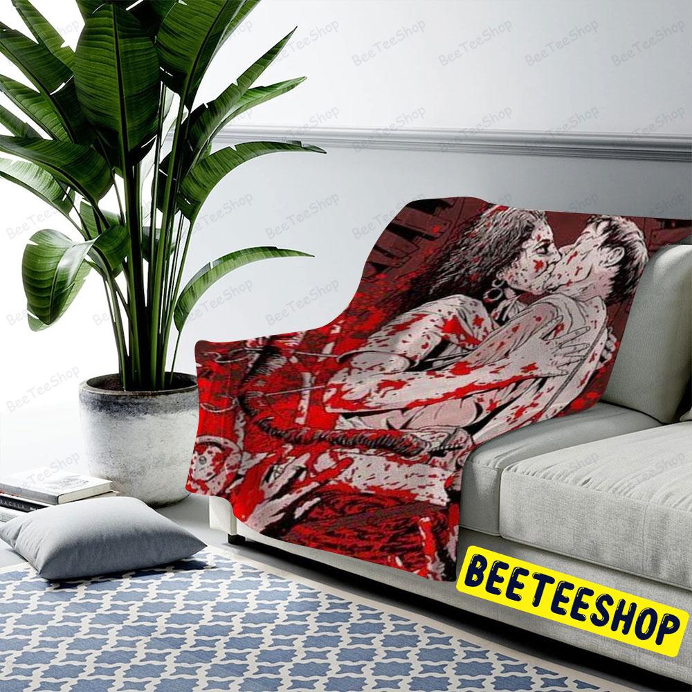 Horror Kiss Dead Alive Halloween Beeteeshop US Cozy Blanket Horror Kiss Dead Alive Halloween Beeteeshop US Cozy Blanket
