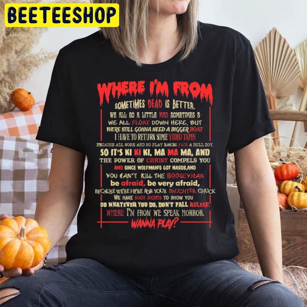 Horror Movie Quotes Michael Myers Halloween Beeteeshop Trending Unisex T-Shirt Horror Movie Quotes Michael Myers Halloween Beeteeshop Trending Unisex T-Shirt
