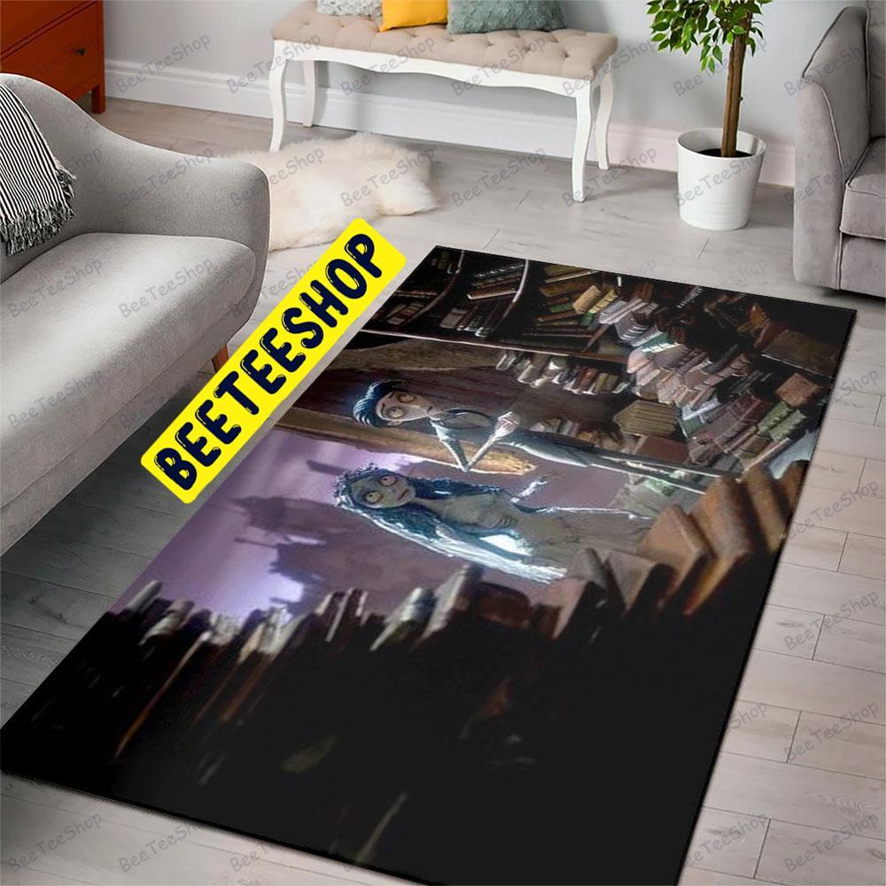 House Book Corpse Bride Halloween Beeteeshop Rug Rectangle House Book Corpse Bride Halloween Beeteeshop Rug Rectangle