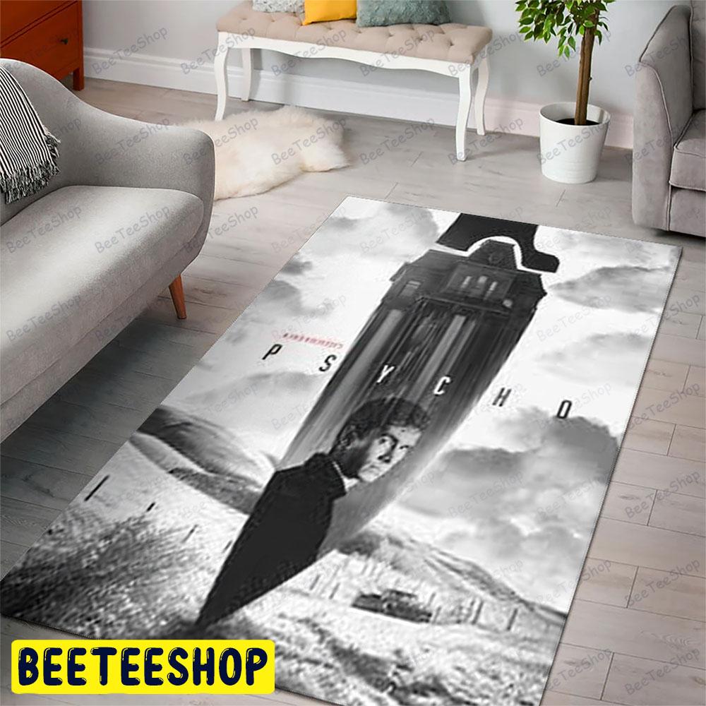 House Knife Psycho Halloween Beeteeshop Rug Rectangle House Knife Psycho Halloween Beeteeshop Rug Rectangle