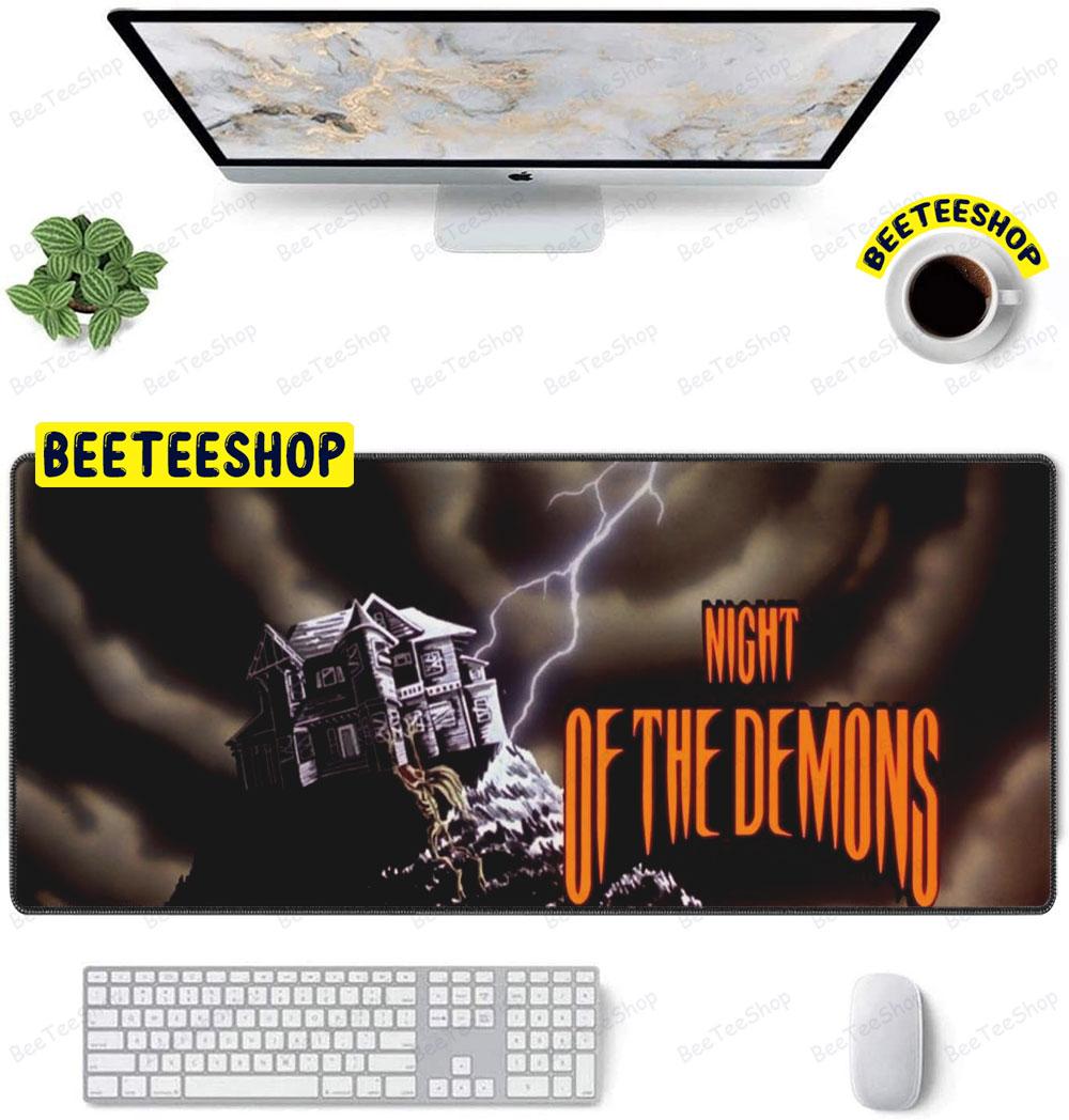 House Night Of The Demons Halloween Beeteeshop Mouse Pad House Night Of The Demons Halloween Beeteeshop Mouse Pad